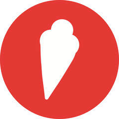 Happy birthday single vector icon