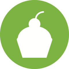 Happy birthday single vector icon