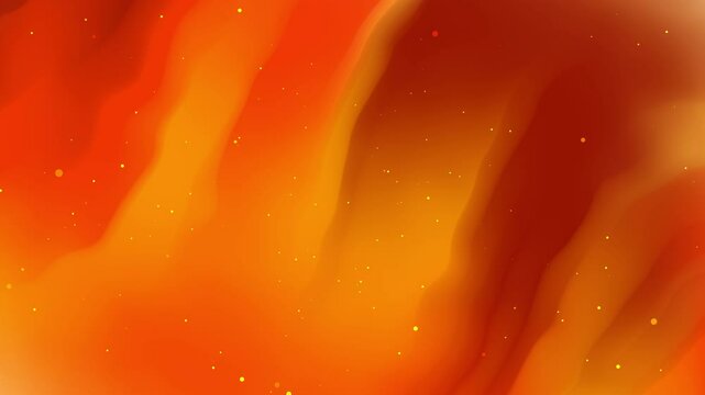 Orange and yellow gradient background with small yellow dots