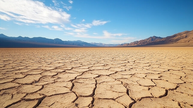 Dry lakebed texture parched and cracked surface