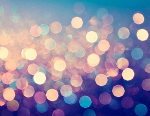 Fototapeta premium Abstract background of defocused bokeh lights in soft pastel colors