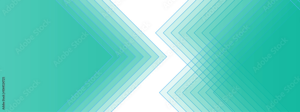 Poster Abstract Linear Geometric Pattern in Light Blue. Stripes background design with layers of Geometric shapes. line elegant colorful striped diagonal line technology concept