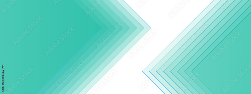 Poster Abstract Linear Geometric Pattern in Light Blue. Stripes background design with layers of Geometric shapes. line elegant colorful striped diagonal line technology concept