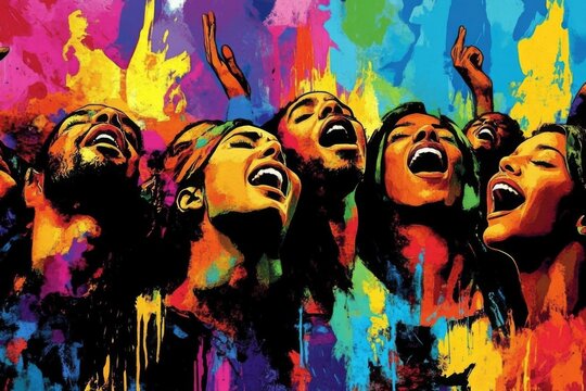 A diverse choir showcasing global voices united in harmony.