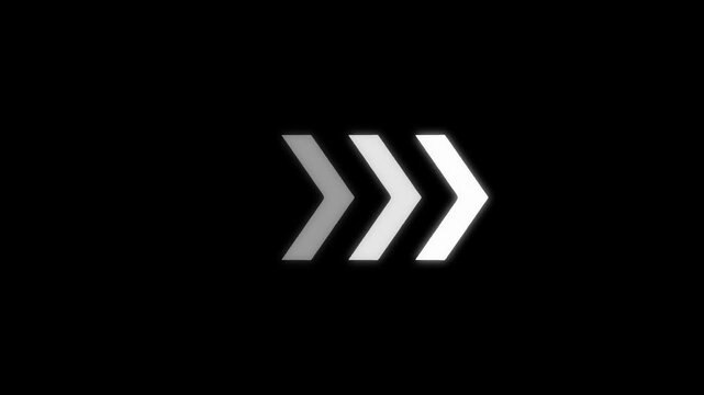 Arrow Loop Animation video direction concept