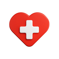 Obraz premium Medical Heart 3D Illustration