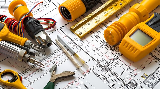 Construction related goods and supplies such as an electricity level