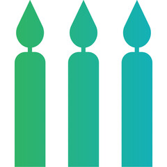 Happy birthday single vector icon