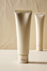 A minimalist aesthetic skincare tubelies product