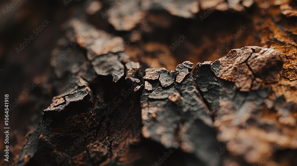 Poster explore the intricate textures of tree bark in a stunning macro photography showcase