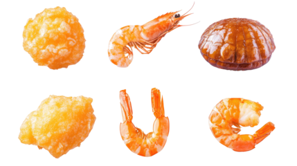 Delicious Tempura Shrimps Served on a Dish During a Culinary Event Generative AI