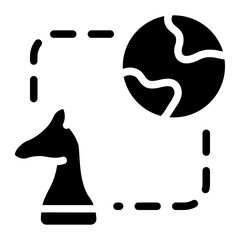 Business strategy Solid Icon