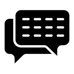 Discussion Solid Icon