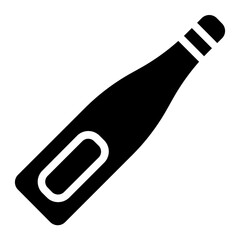 Thermometer Solid Icon