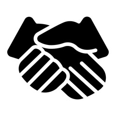 Obraz premium Trade unions Solid Icon