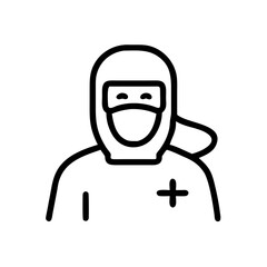 Professional Nursing Station Icon Vector Illustration