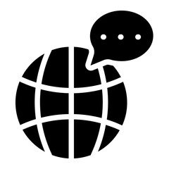 Globalization Solid Icon