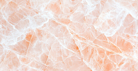 Fototapeta premium Abstract peach-colored marble texture with intricate veining pattern. Perfect for backgrounds, design elements, or architectural projects.