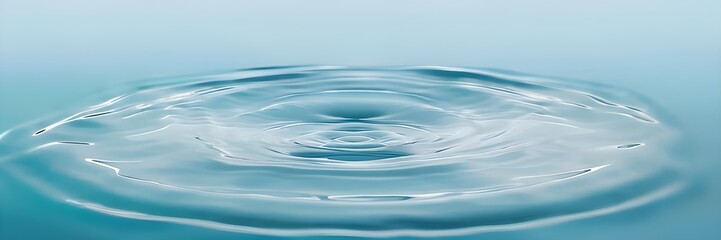 rippling water circles spreading outward from a central point, with soft, transparent overlays representing calm energy
