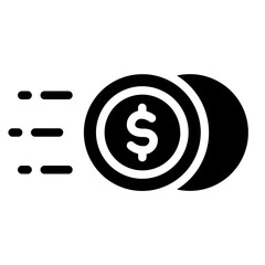 Cash flow Solid Icon