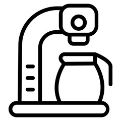 Coffee maker Line Icon