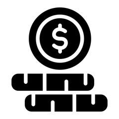 Coins Solid Icon