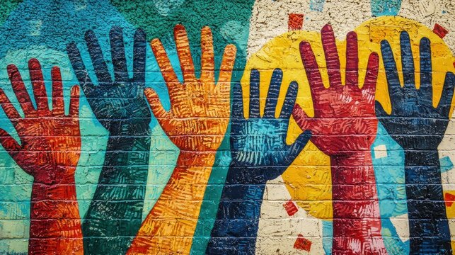 Art for Solidarity: Showcase murals or street art that promote messages of human solidarity and justice.