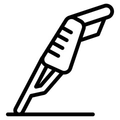 Handheld vacuum Line Icon