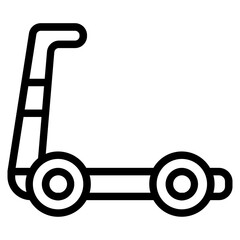 Kick scooter Line Icon