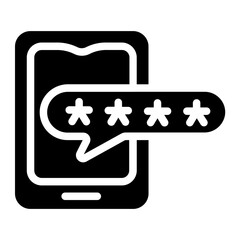 Secure login Solid Icon