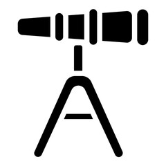 Telescope mount Solid Icon