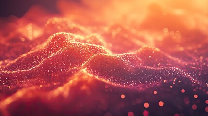 Futuristic digital technology background with glowing lines, interconnected circuits and holographic elements.