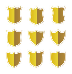 vector set of badge shield design (artwork 1)