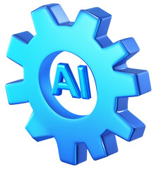 Obraz premium 3D AI 아이콘