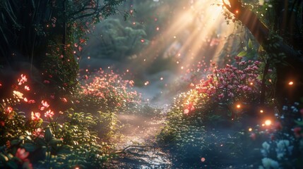Fototapeta premium Enchanted Forest Pathway