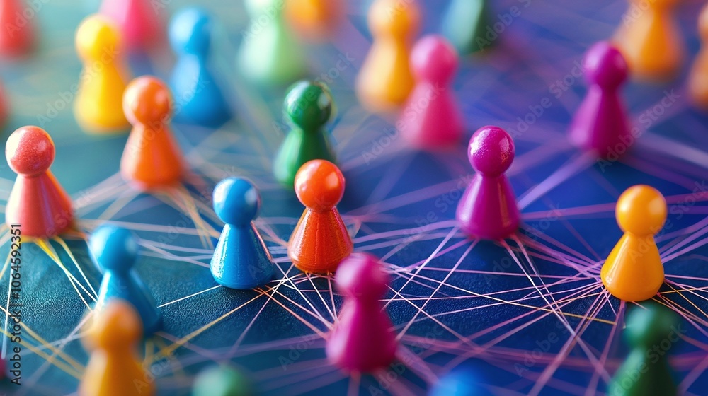 Poster Build a strong business network by connecting with key individuals for success in your professional journey