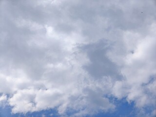 blue sky with clouds