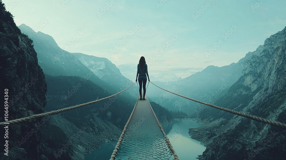 Leinwandbilder embracing the unknown how to navigate risk and make confident decisions in business mindset