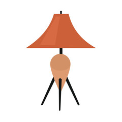 Desk Lamp with Stylish Base for Elegant Office Design. Illustration of a Desk Lamp. Digital Illustration of Desk Lamp for home. Luxury Table Lamp Illustration for Upscale Home Design.