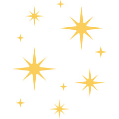 Abstract Gold Sparkle Decoration