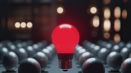 The Red Light Bulb Illumination