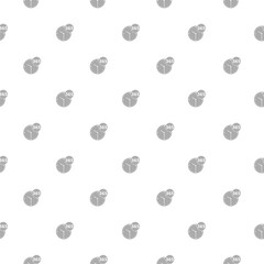 Business Clock Icon 365 Days pattern seamless isolated on white background