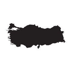 Obraz premium Türkiye Map Illustration Icon