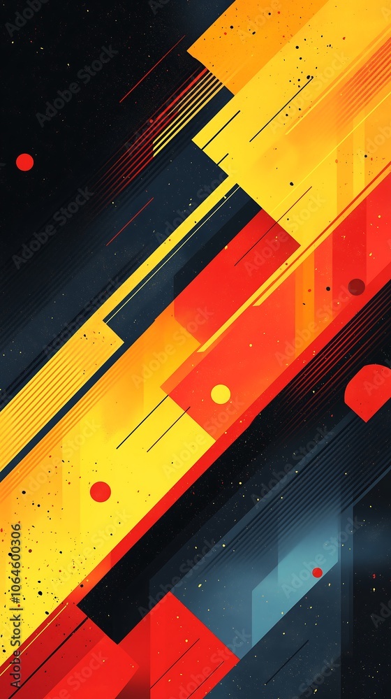 Poster vector abstract design for web and business use