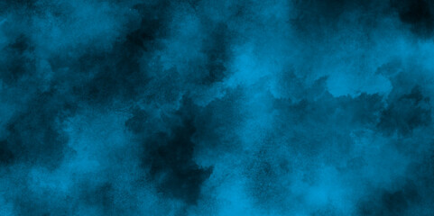 blue grunge watercolor patterned background with clouds, navy blue scratched grunge watercolor paper background, Beautiful stylist modern blue texture background with smoke.