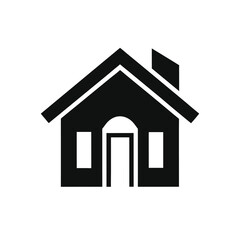 house icon silhouette vector design.eps