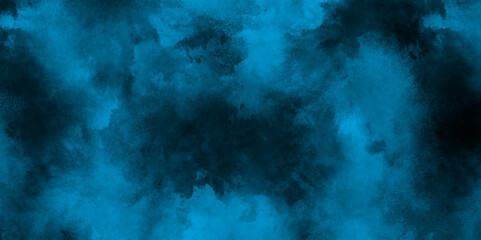 blue grunge watercolor patterned background with clouds, navy blue scratched grunge watercolor paper background, Beautiful stylist modern blue texture background with smoke.