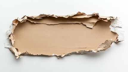 Ripped paper texture with natural aging