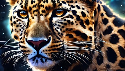 Obraz premium close up of a leopard