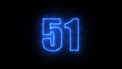 Abstract neon countdown timer number illustration.  neon numbers 1 to 100,  light banner, neon signboard, nightly bright advertising, light